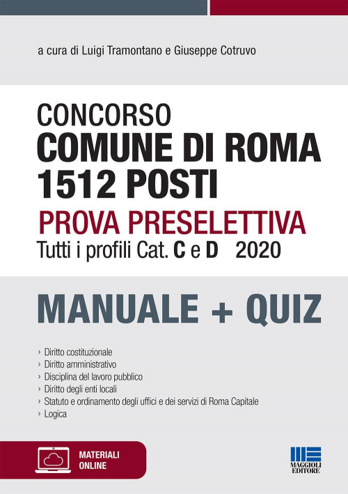 17277949597362-libroconcorsocomunediroma1512postiprovapreselettivatuttiiprofilicatcedmanualequizconespansioneonlineeditoremaggiolieditoreanno2020