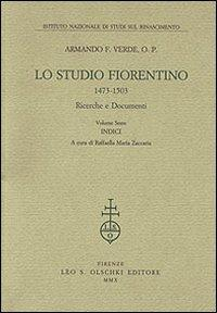 17278227199926-librolostudiofiorentino14731503ricercheedocumentivol6indicieditoreolschkianno2010