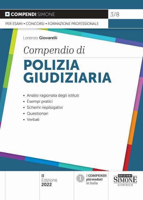 17278470131148-librocompendiodipoliziagiudiziariaeditoreedizionigiuridichesimoneanno2022