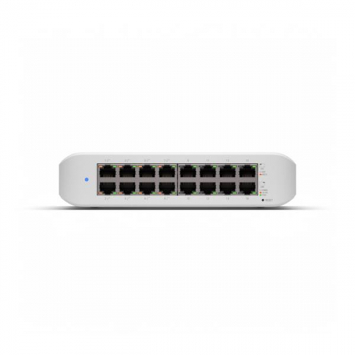 17428518291352-ubiquitiunifiswitchlite16poel2gigabitethernet101001000supportopoweroverethernetpoebianco