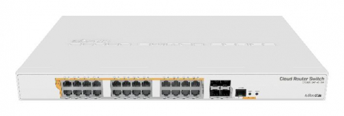 17428727160481-mikrotikcrs32824p4srmswitchdiretegestitol2l3gigabitethernet101001000supportopoweroverethernetpoe1ubianco