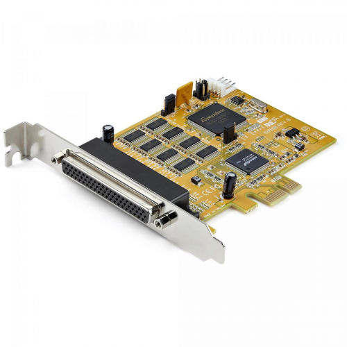 17429271100388-startechcomschedaserialepciexpressa8porteschedaadattatoreserialepciers232schedadiespansionecontrollercardserialedb99pin16c1050uartprotezionesovratensioniesd15kvwindowslinux