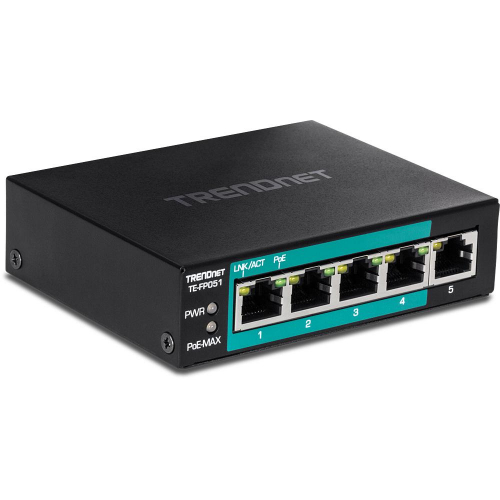 17430086915444-trendnettefp051switchdiretenongestitofastethernet10100supportopoweroverethernetpoenero