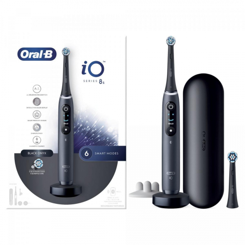 17430301018654-oralbiospazzolinoelettricoricaricabile8snero2testine1custodiadaviaggio1spazzolino