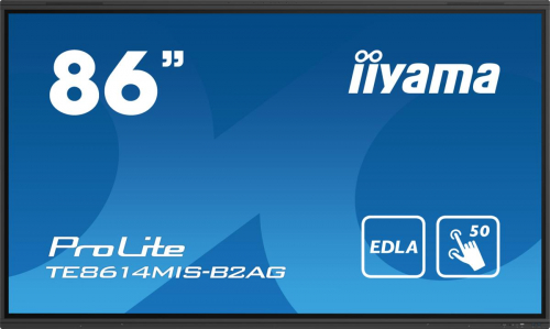 17430747764878-iiyamaprolitete8614misb2agpannellopiattopersegnaleticadigitale218m86lcdwifi435cdm4kultrahdnerotouchscreenprocessoreintegratoandroid247