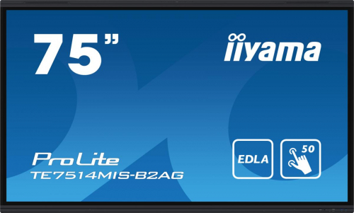 17434020075952-iiyamaprolitete7514misb2agpannellopiattopersegnaleticadigitale1905cm75lcdwifi435cdm4kultrahdnerotouchscreenprocessoreintegratoandroid247