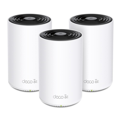 17437182280544-tplinkdecoxe75pro3packtriband24ghz5ghz6ghzwifi6e80211axbiancointerno