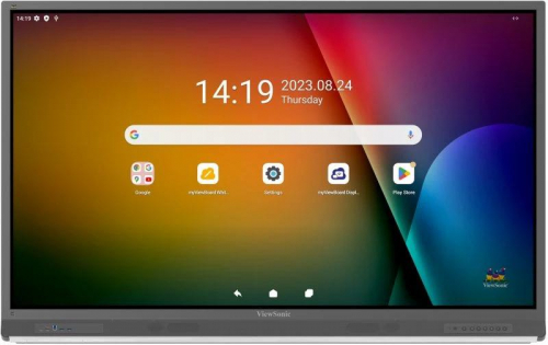 17438691757764-viewsonicifp65522fvisualizzatoredimessaggipannellopiattopersegnaleticadigitale1651cm65lcd450cdm4kultrahdnerotouchscreenprocessoreintegratoandroid