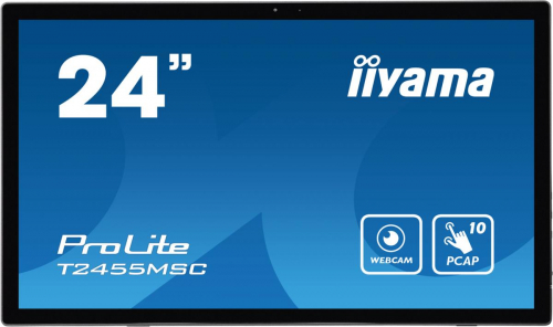 17441300540134-iiyamat2455mscb1visualizzatoredimessaggipannellopiattopersegnaleticadigitale61cm24led400cdmfullhdnerotouchscreen
