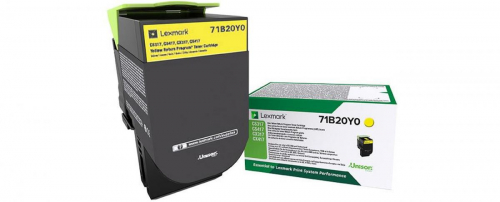 1744636383587-lexmark71b20y0cartucciatoner1pzoriginalegiallo
