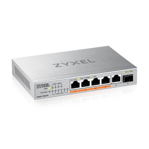 17446430215937-zyxelxmg105hpnongestito25gethernet10010002500supportopoweroverethernetpoeargento