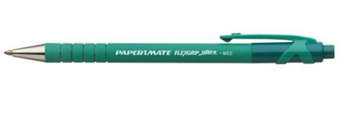 17446665372602-papermateflexgripultraverdepennaasferaretrattileaclipmedio12pz