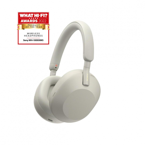 17446955124675-sonywh1000xm5cuffiewirelessconnoisecancellingbatteriafinoa30orearoundearconalexaegoogleassistantconmicrofonointegratopertelefonateargento