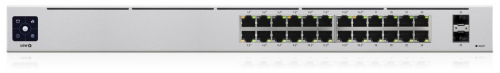 17450220401613-ubiquitiunifi24portpoegestitol2l3gigabitethernet101001000supportopoweroverethernetpoe1uargento