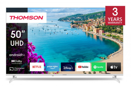 17450252727025-thomson50ua5s13wtv127cm504kultrahdsmarttvwifibianco