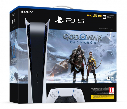 17450959655063-sonyplaystation5digitalcchassisgodofwarragnarok825gbwifinerobianco