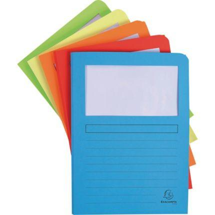 17450968744731-exacomptapackof50windowfolderscartonebluverdearancionerossogialloa4
