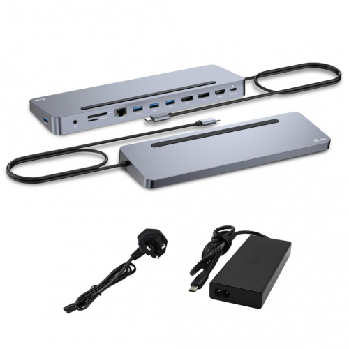 17451206021615-itecusbcmetalergonomic3x4kdisplaydockingstationwithpowerdelivery100wuniversalcharger100w